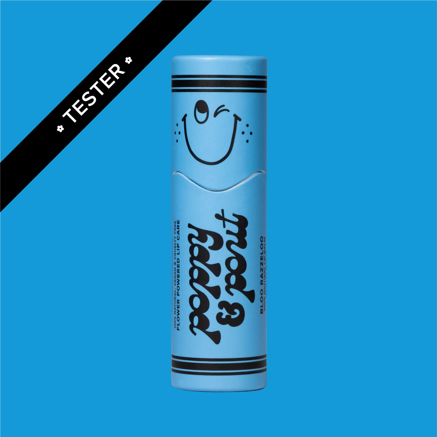 Tester, Lip Balm, Lil Poppies, Bloo Razzeloo
