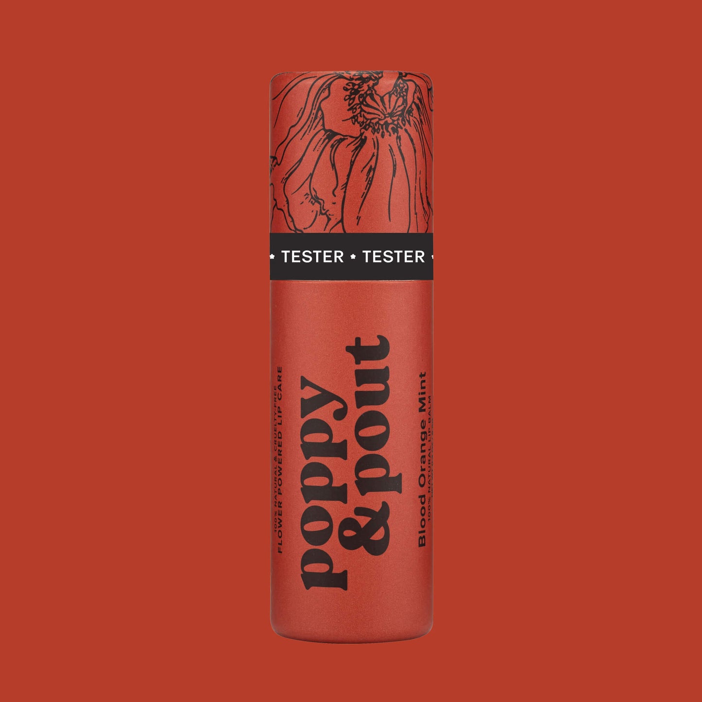 Tester, Lip Balm, Blood Orange Mint