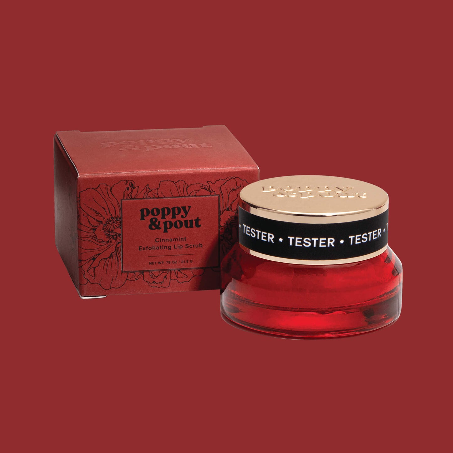 Tester, Lip Scrub, Cinnamint