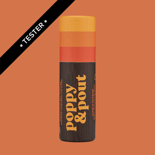 Tester, Lip Balm, Retro Surf, Citrus Sunrise