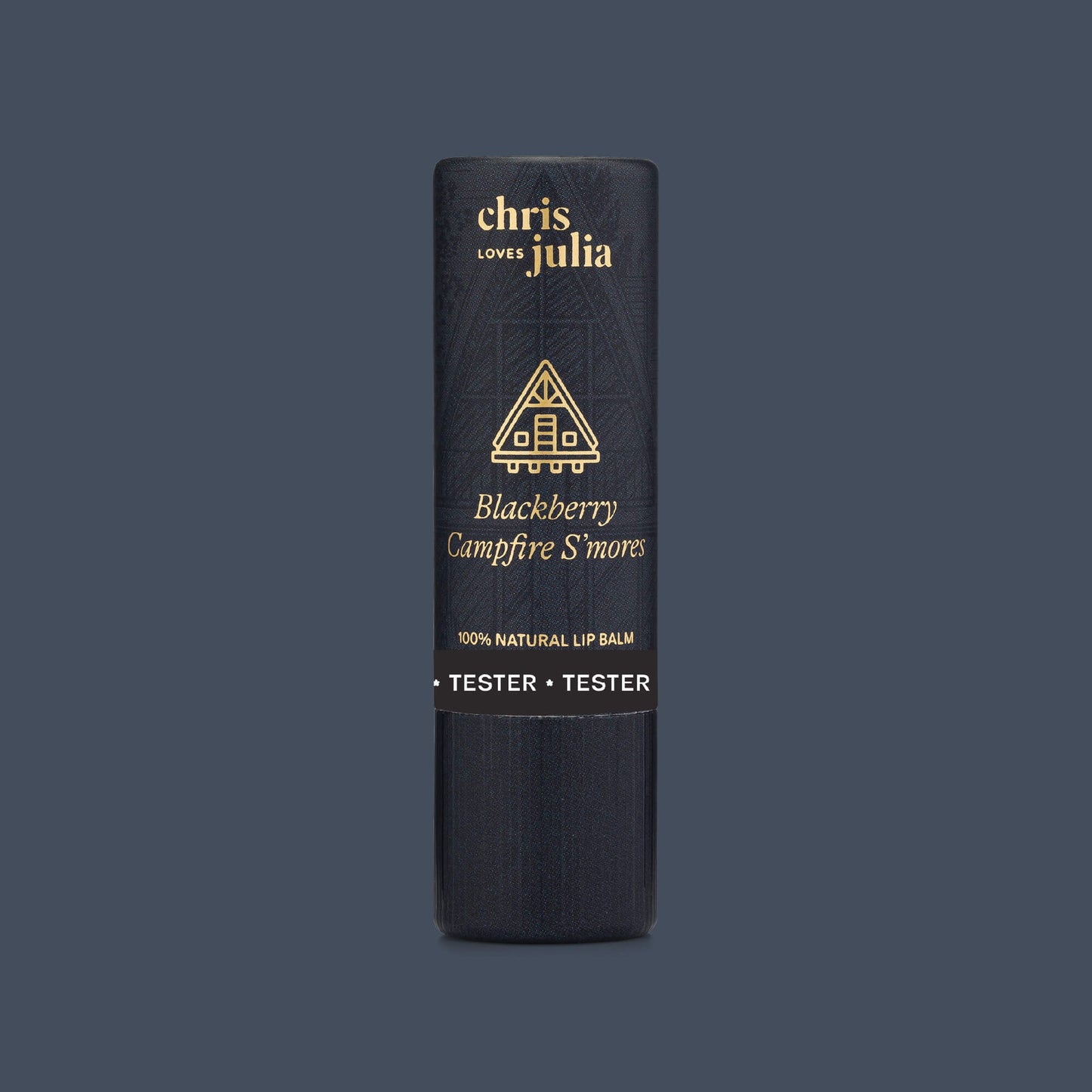 Tester, Lip Balm, Chris Loves Julia, Blackberry Campfire S'mores