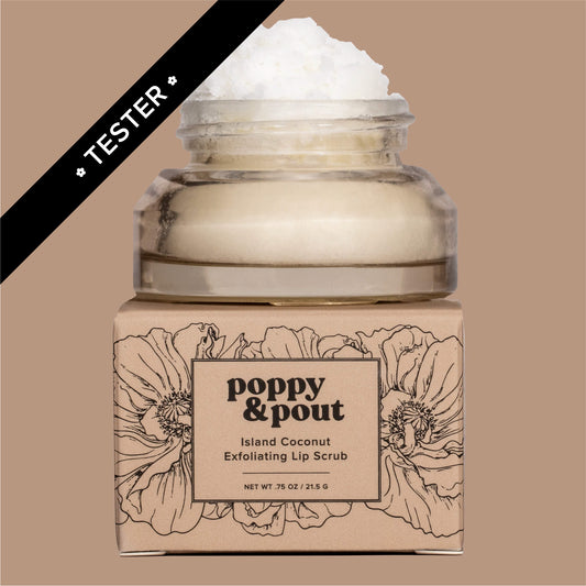Tester, Lip Scrub, Island Coconut