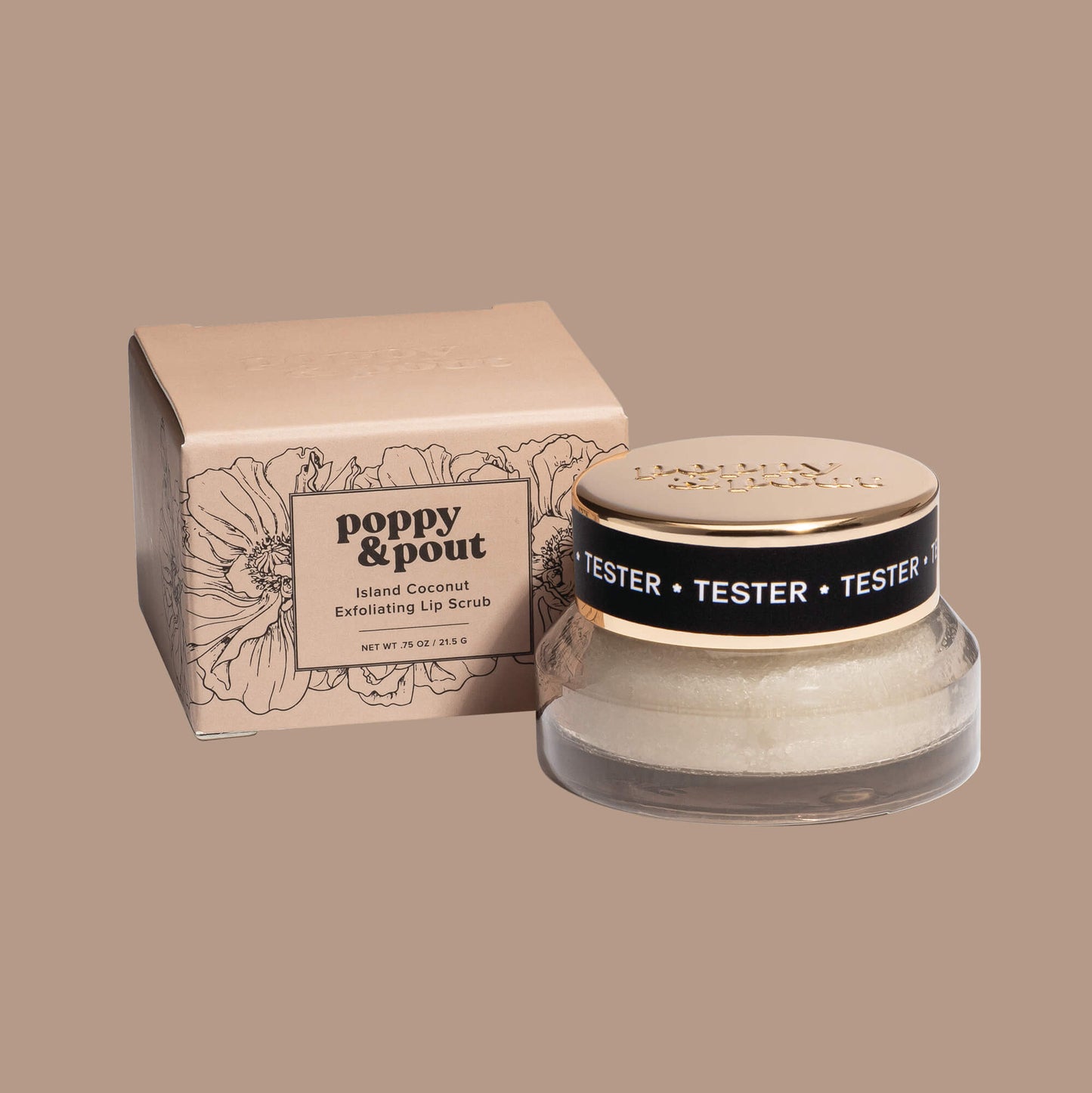 Tester, Lip Scrub, Island Coconut
