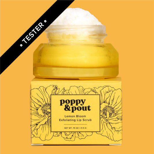 Tester, Lip Scrub, Lemon Bloom