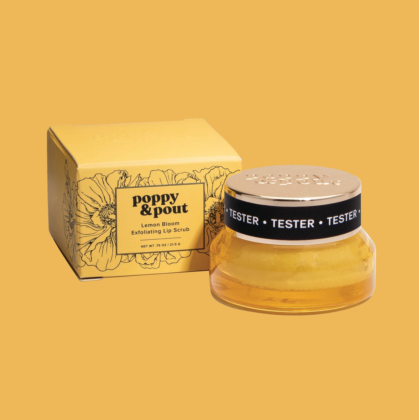 Tester, Lip Scrub, Lemon Bloom