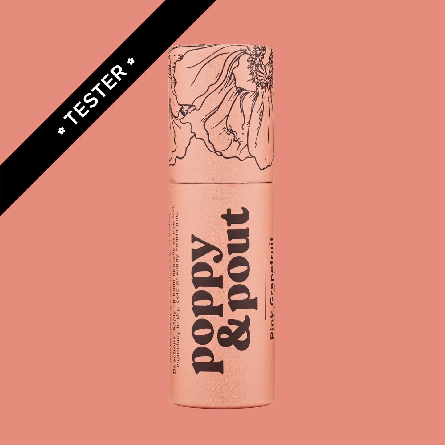 Tester, Lip Balm, Pink Grapefruit