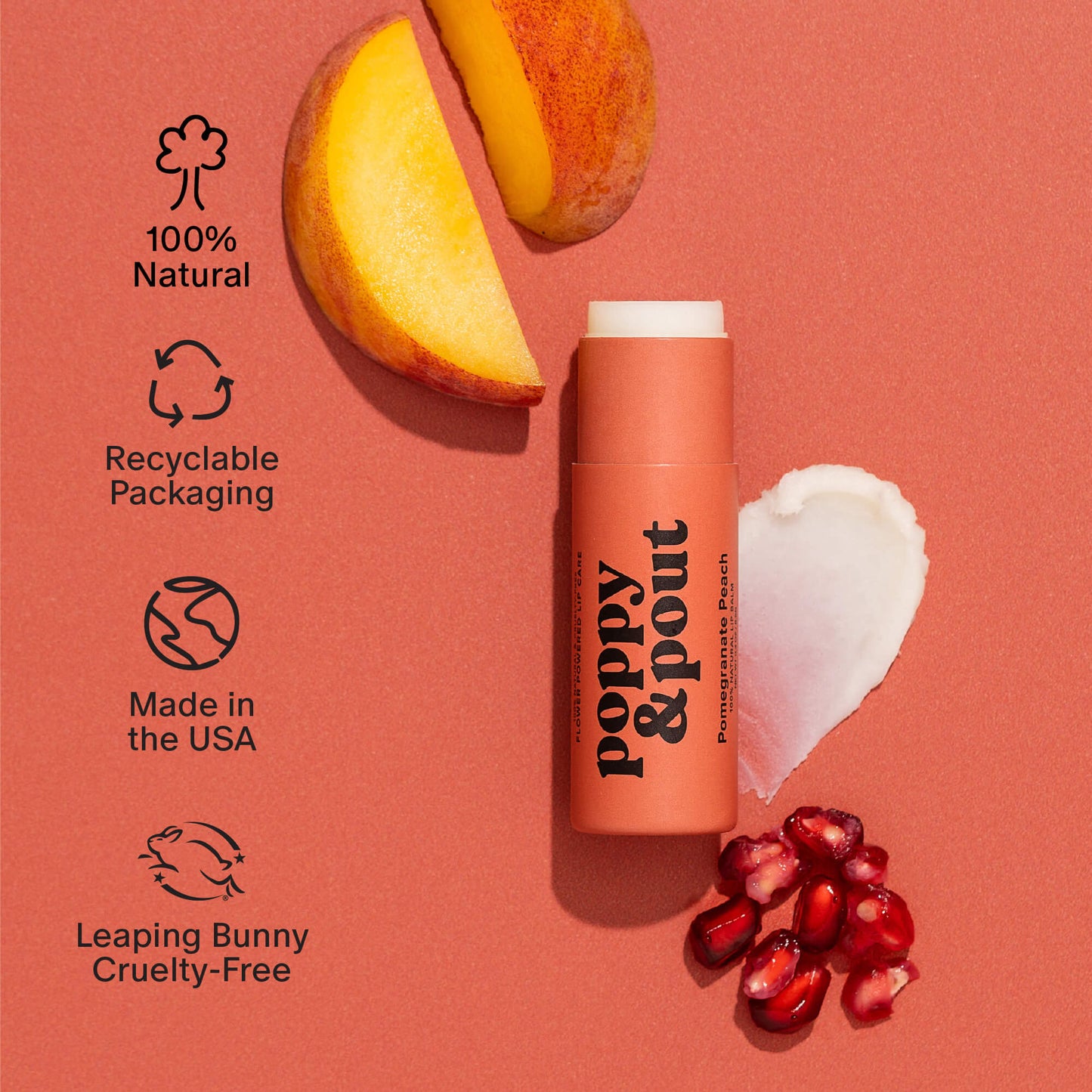 Lip Care Duo, Pomegranate Peach
