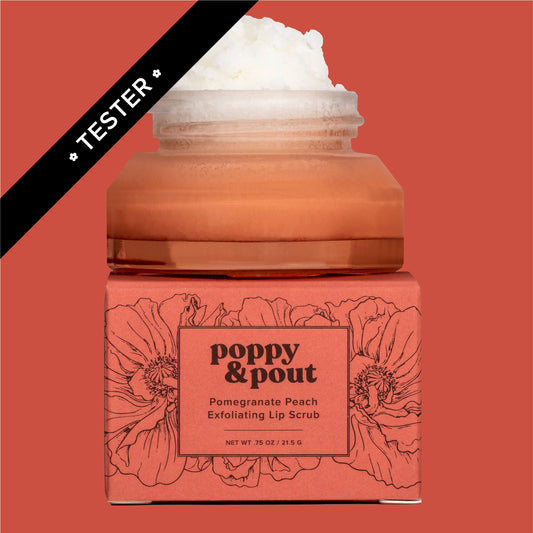 Tester, Lip Scrub, Pomegranate Peach