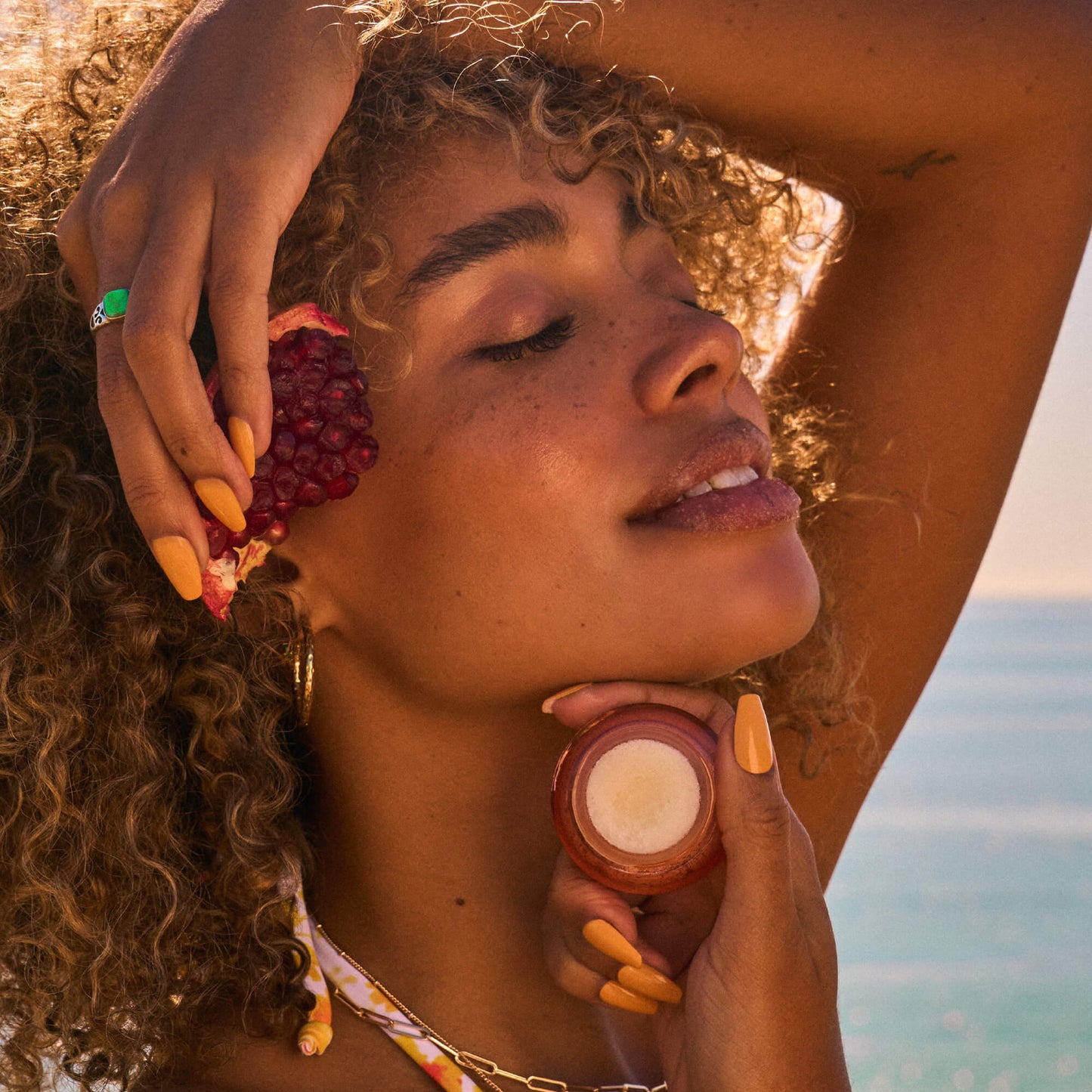 Lip Scrub, Pomegranate Peach