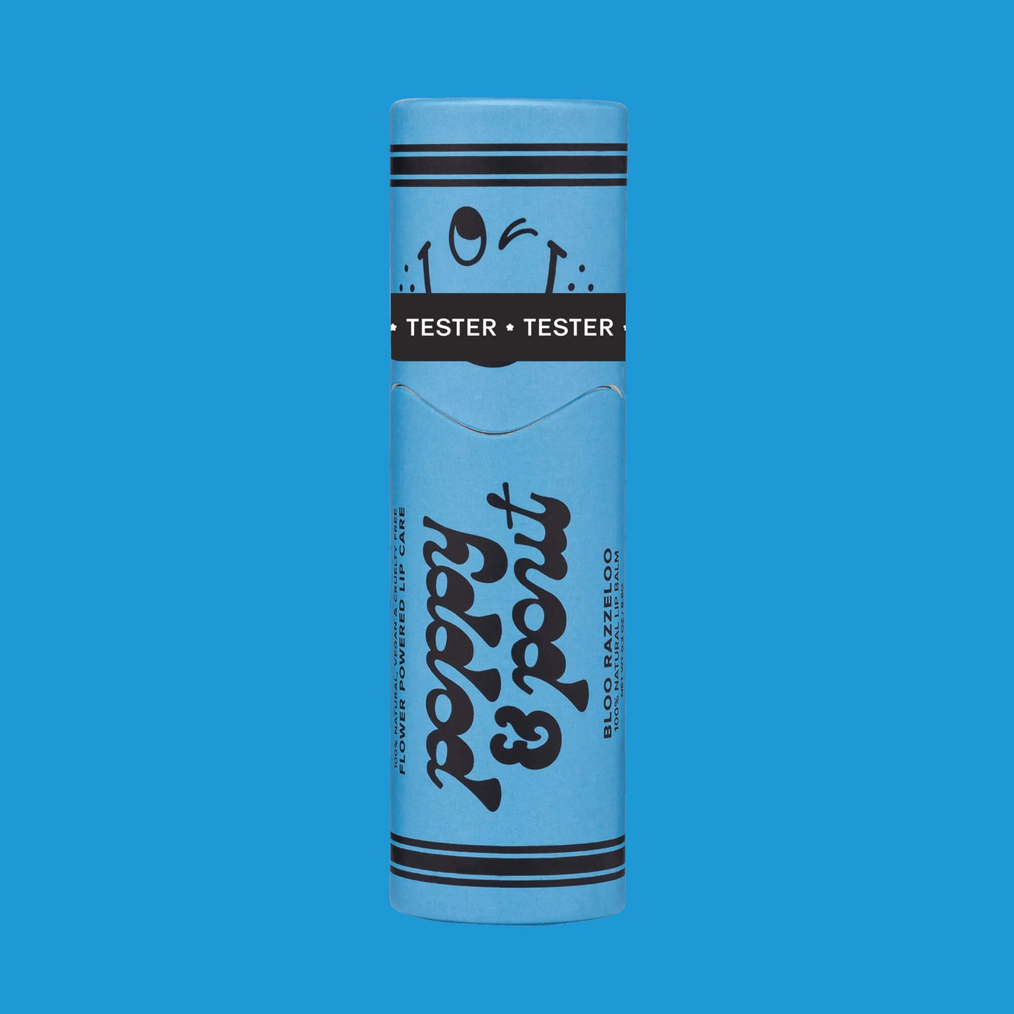 Tester, Lip Balm, Lil Poppies, Bloo Razzeloo