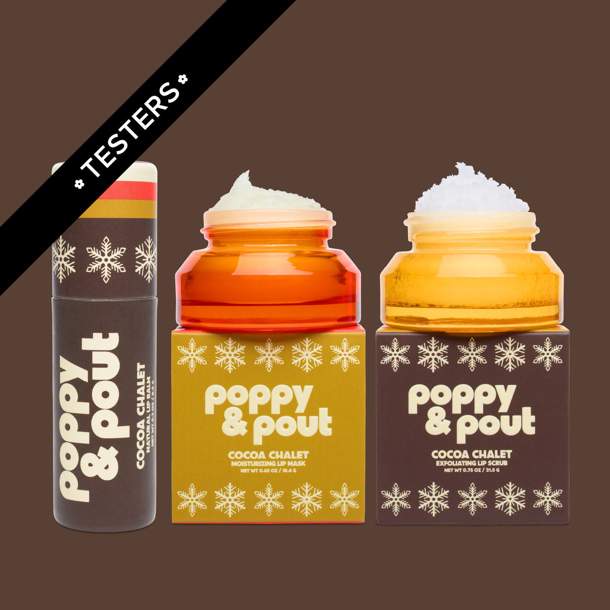 Tester, Limited Edition, Puffer Bag Gift Set, Retro Ski, Cocoa Chalet
