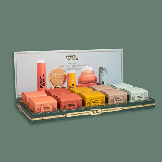 Magnetic Sign, Lip Scrub/Mask, Fits 10-Jar Display