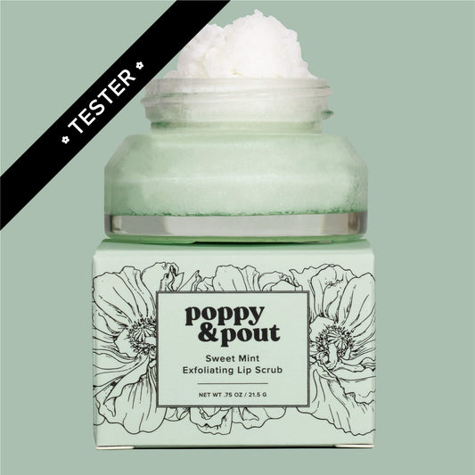 Tester, Lip Scrub, Sweet Mint