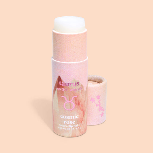 Lip Balm, Zodiac, Taurus Cosmic Rose