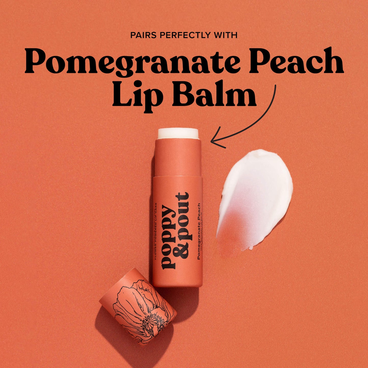 Lip Scrub, Pomegranate Peach