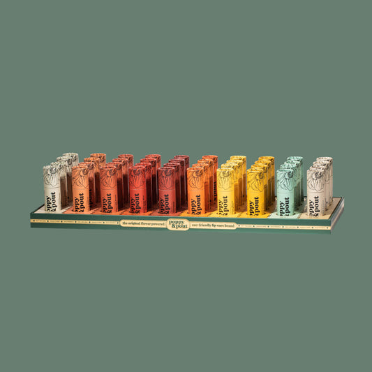 Product Display, 40 Lip Balm Tray, Original Flavors