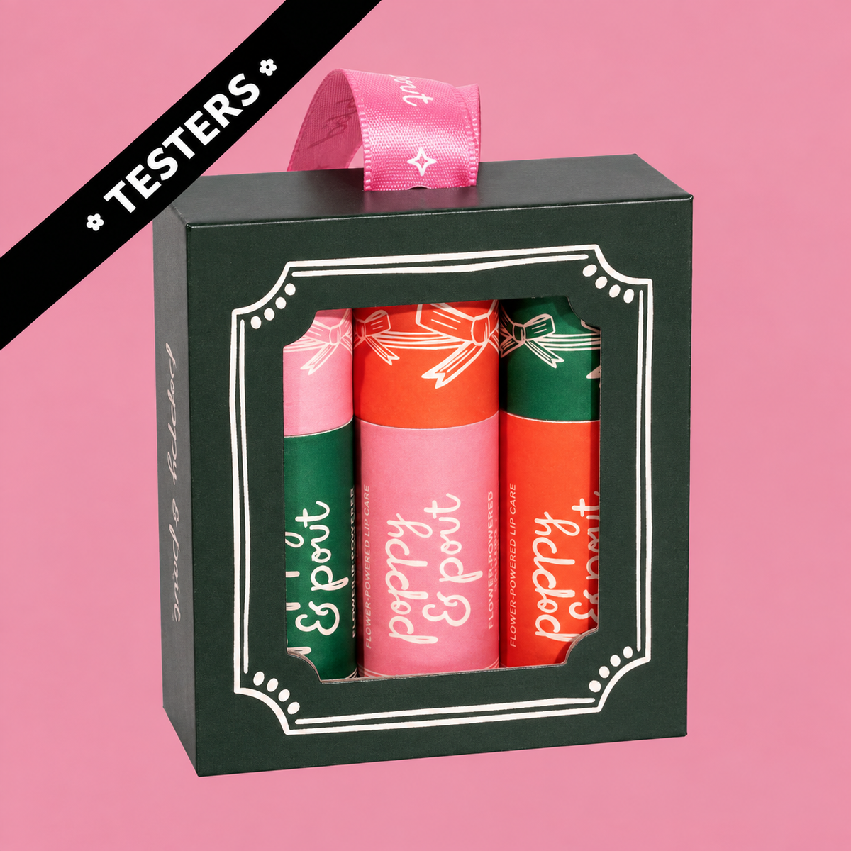 Tester, Limited Edition, Lip Balm Trio, Holiday, Ornament