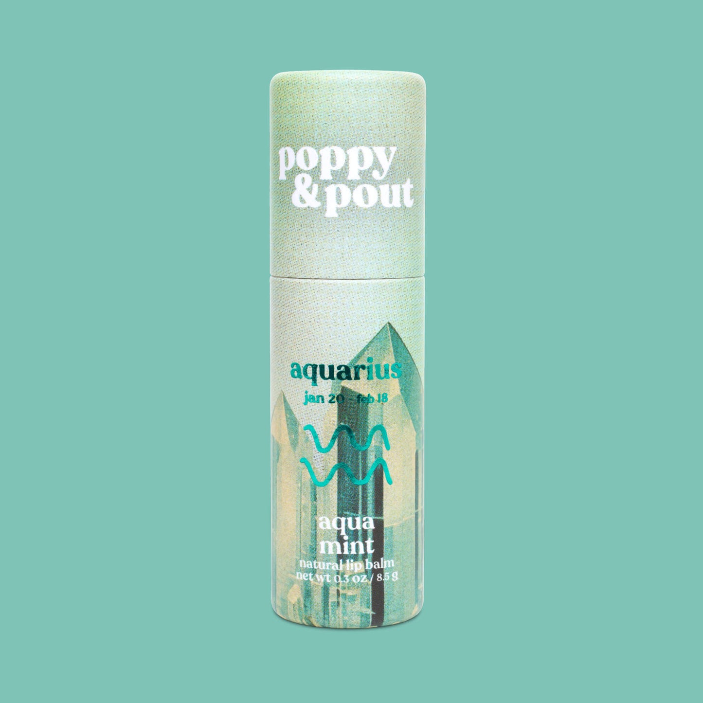 Lip Balm, Zodiac, Aquarius Aqua Mint