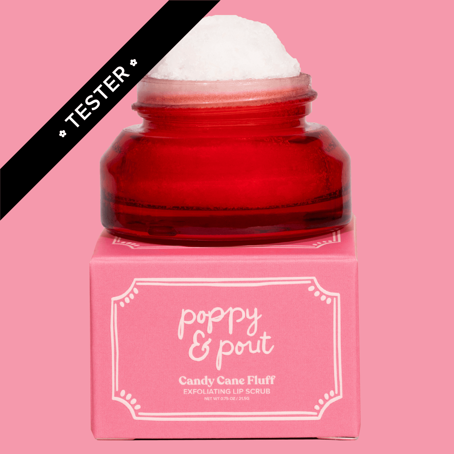 Tester, Limited Edition, Lip Scrub, Holiday, Candy Cane Fluff