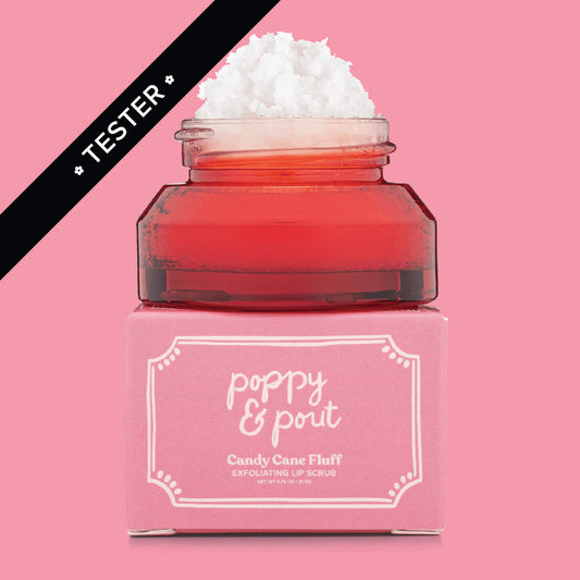 Tester, Limited Edition, Lip Scrub, Holiday, Candy Cane Fluff