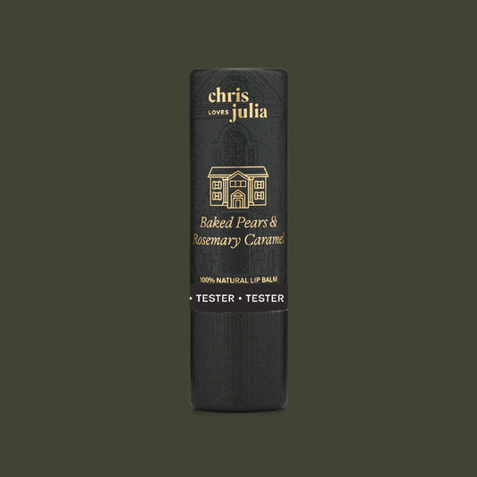 Tester, Lip Balm, Chris Loves Julia, Baked Pears & Rosemary Caramel