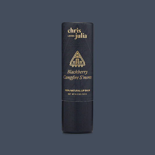 Lip Balm, Chris Loves Julia, Blackberry Campfire S'mores