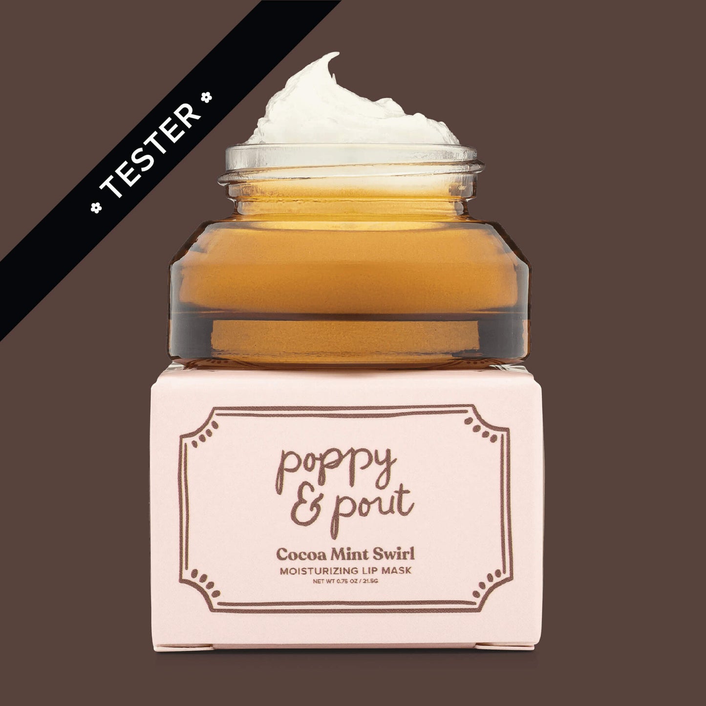 Tester, Limited Edition, Lip Mask, Holiday, Cocoa Mint Swirl