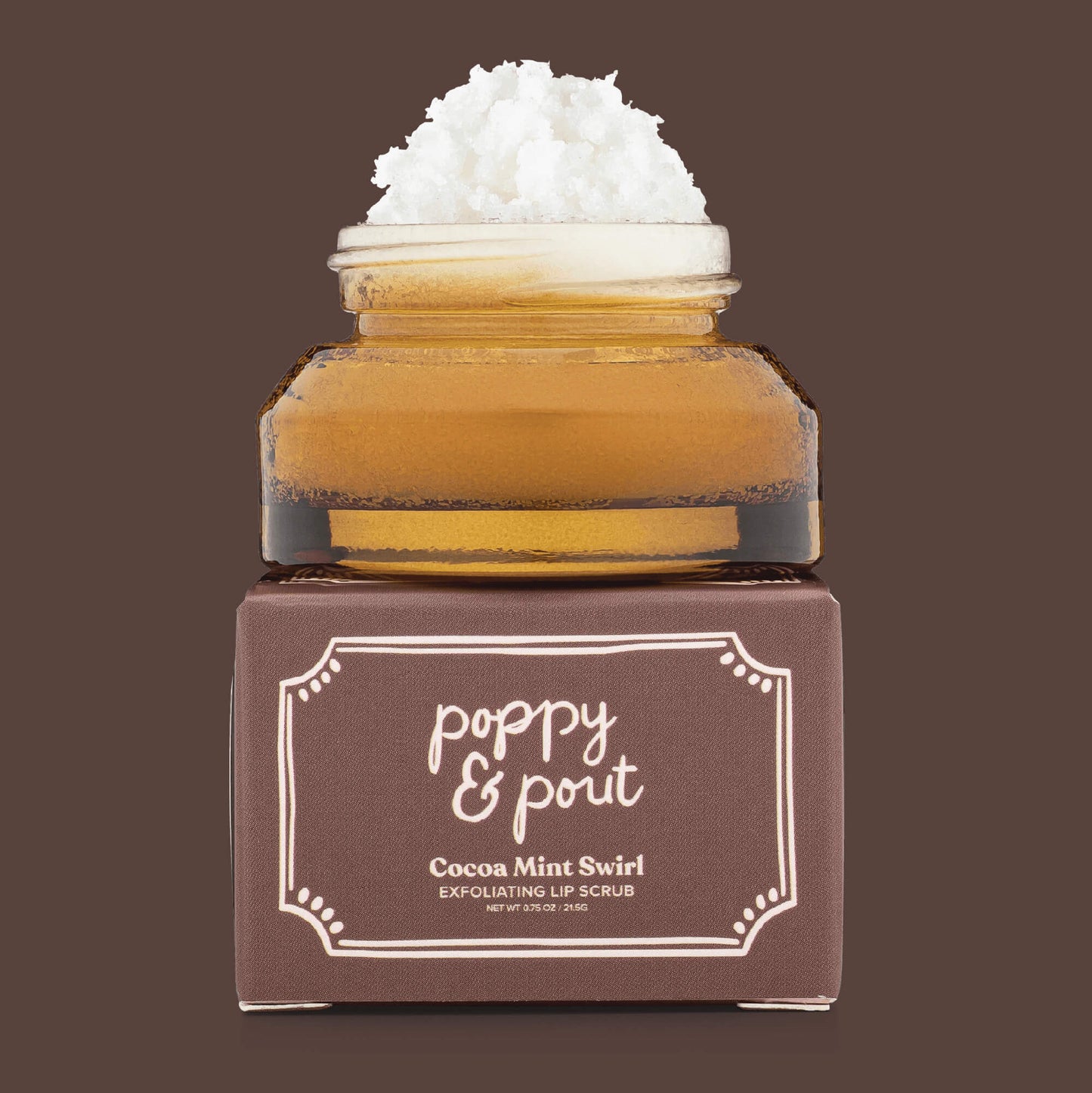 Limited Edition, Lip Scrub, Holiday, Cocoa Mint Swirl