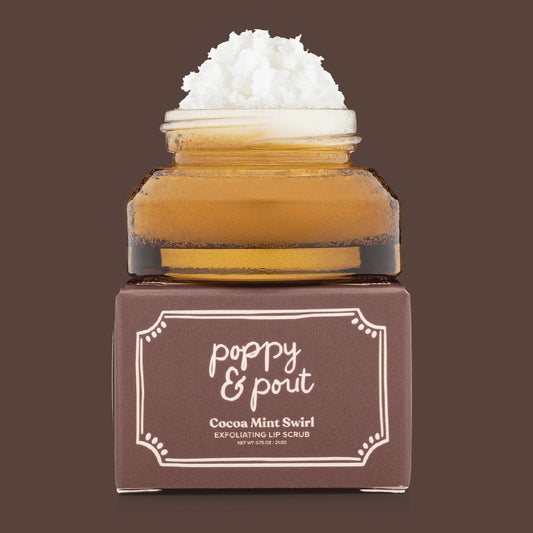 Limited Edition, Lip Scrub, Holiday, Cocoa Mint Swirl