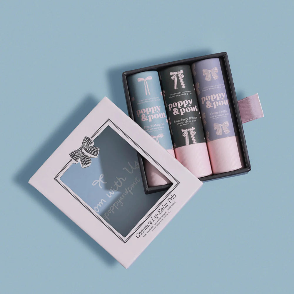 Gift Set, Lip Balm Trio, Coquette