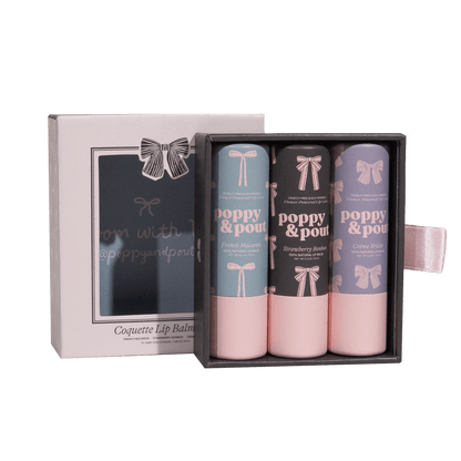 Gift Set, Lip Balm Trio, Coquette