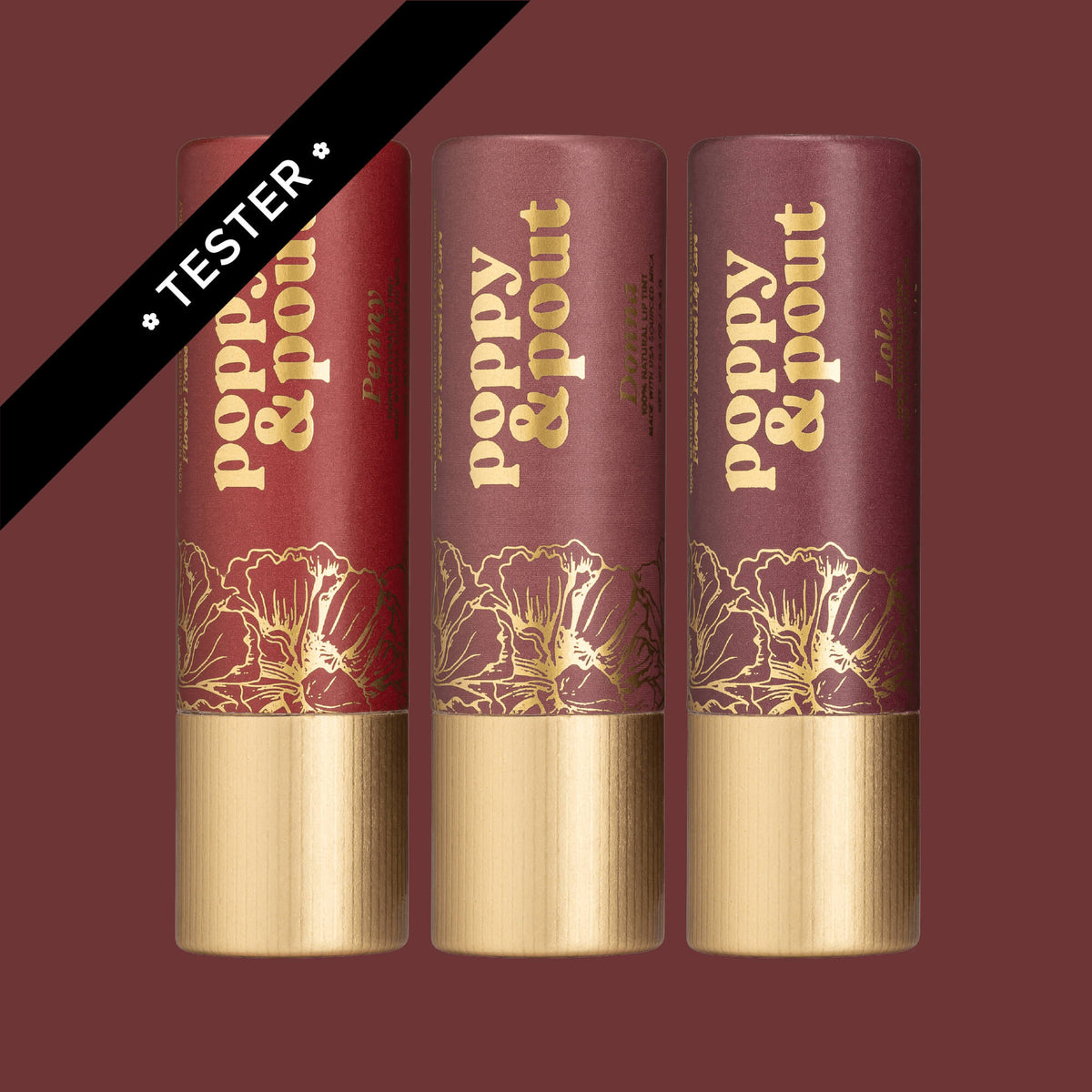 Tester, Gift Set, Lip Tint Trio, Dark & Dreamy