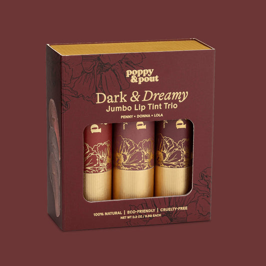 Gift Set, Lip Tint Trio, Dark & Dreamy