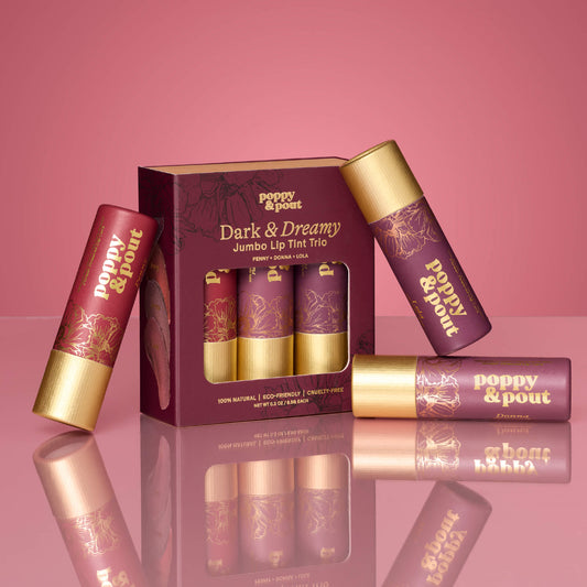 Gift Set, Lip Tint Trio, Dark & Dreamy