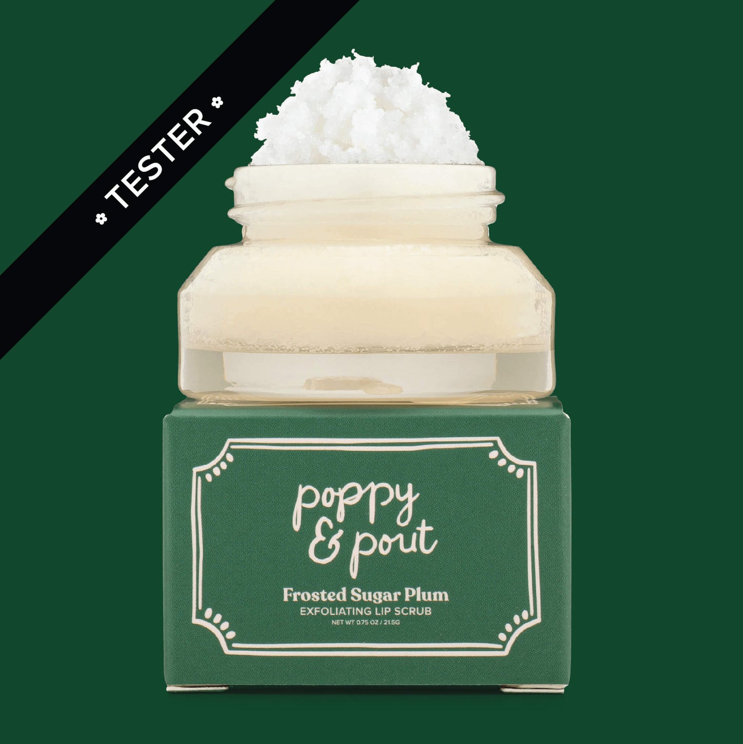 Tester, Limited Edition, Lip Scrub, Holiday, Frosted Sugar Plum