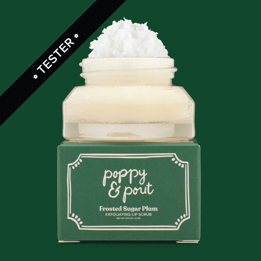 Tester, Limited Edition, Lip Scrub, Holiday, Frosted Sugar Plum