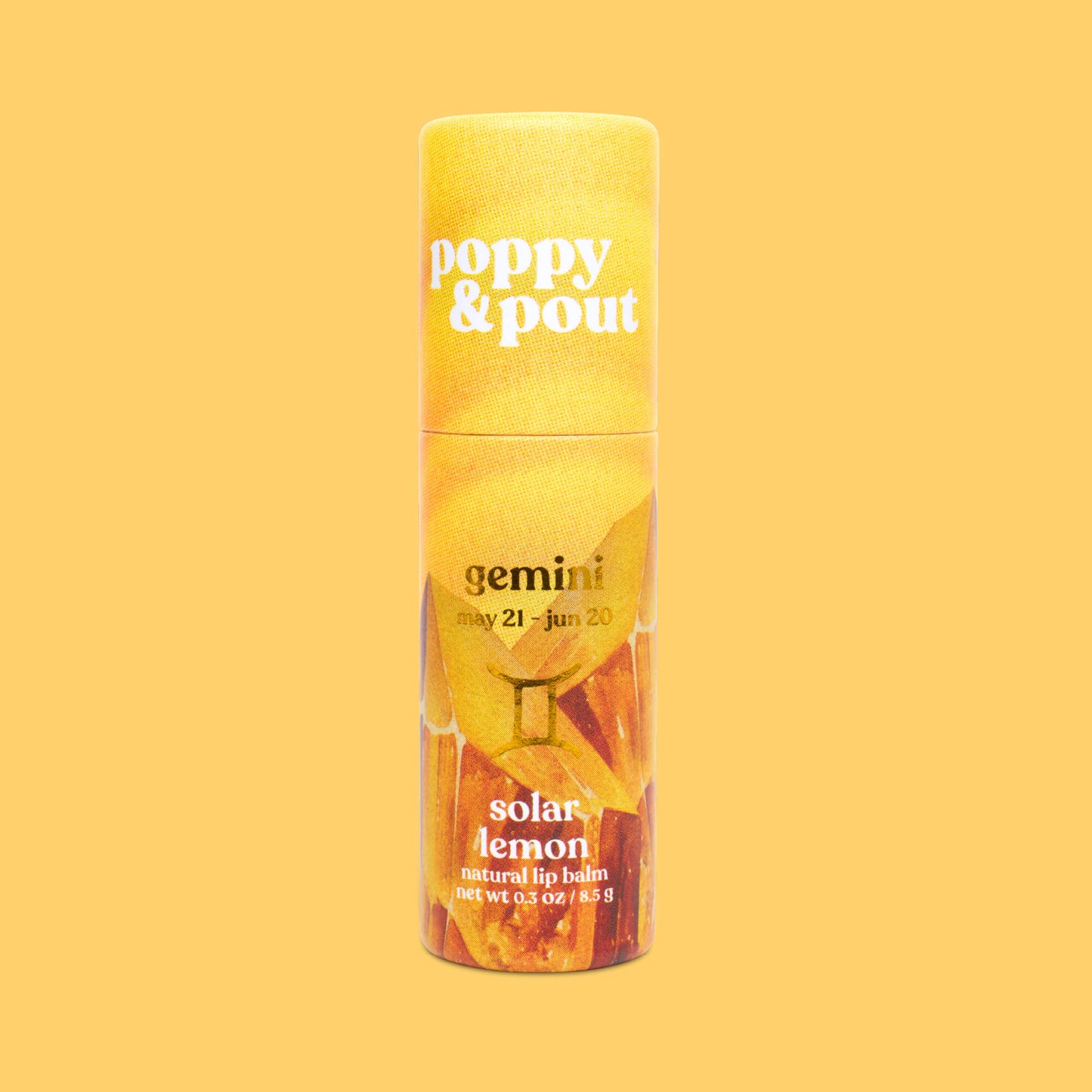 Lip Balm, Zodiac, Gemini Solar Lemon