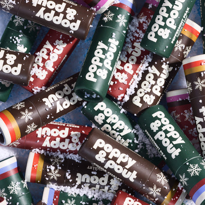 Lip Balm Trio Ornament, Retro Ski, Limited Edition