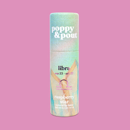 Lip Balm, Zodiac, Libra Raspberry Star