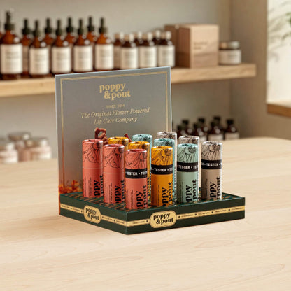 12 Lip Balm Display Side