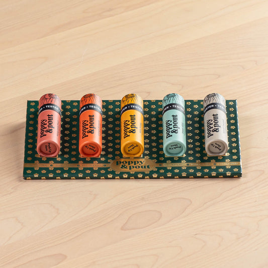 Product Display, Fits 20-Tube Tray, Tester Display, Green