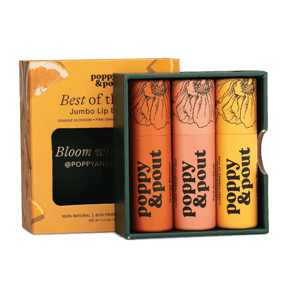 Gift Set, Lip Balm Trio, Best of the Zest