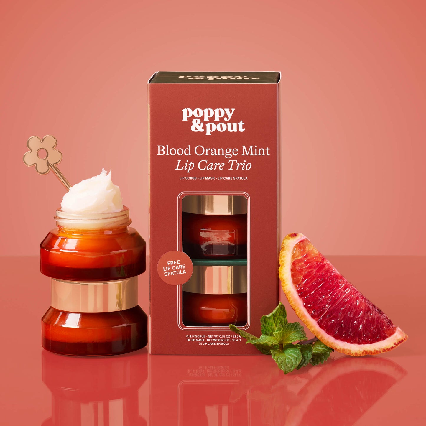 Lip Care Trio, Blood Orange Mint
