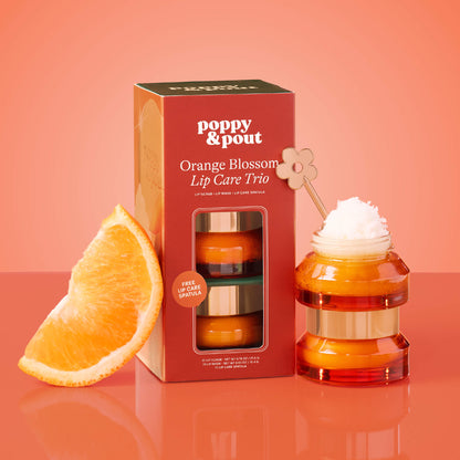 Lip Care Trio, Orange Blossom