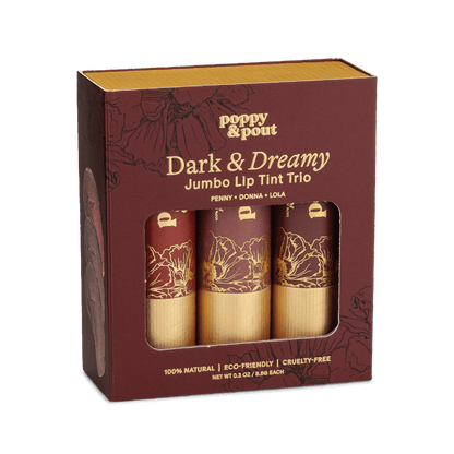 Gift Set, Lip Tint Trio, Dark & Dreamy