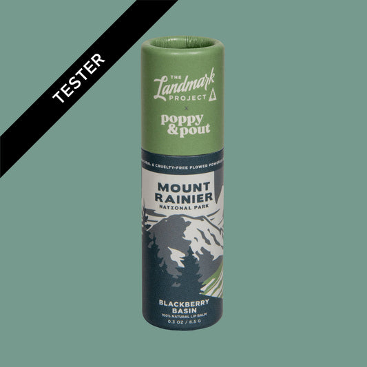 Tester, The Landmark Project, Lip Balm, Mount Rainier Blackberry Basin