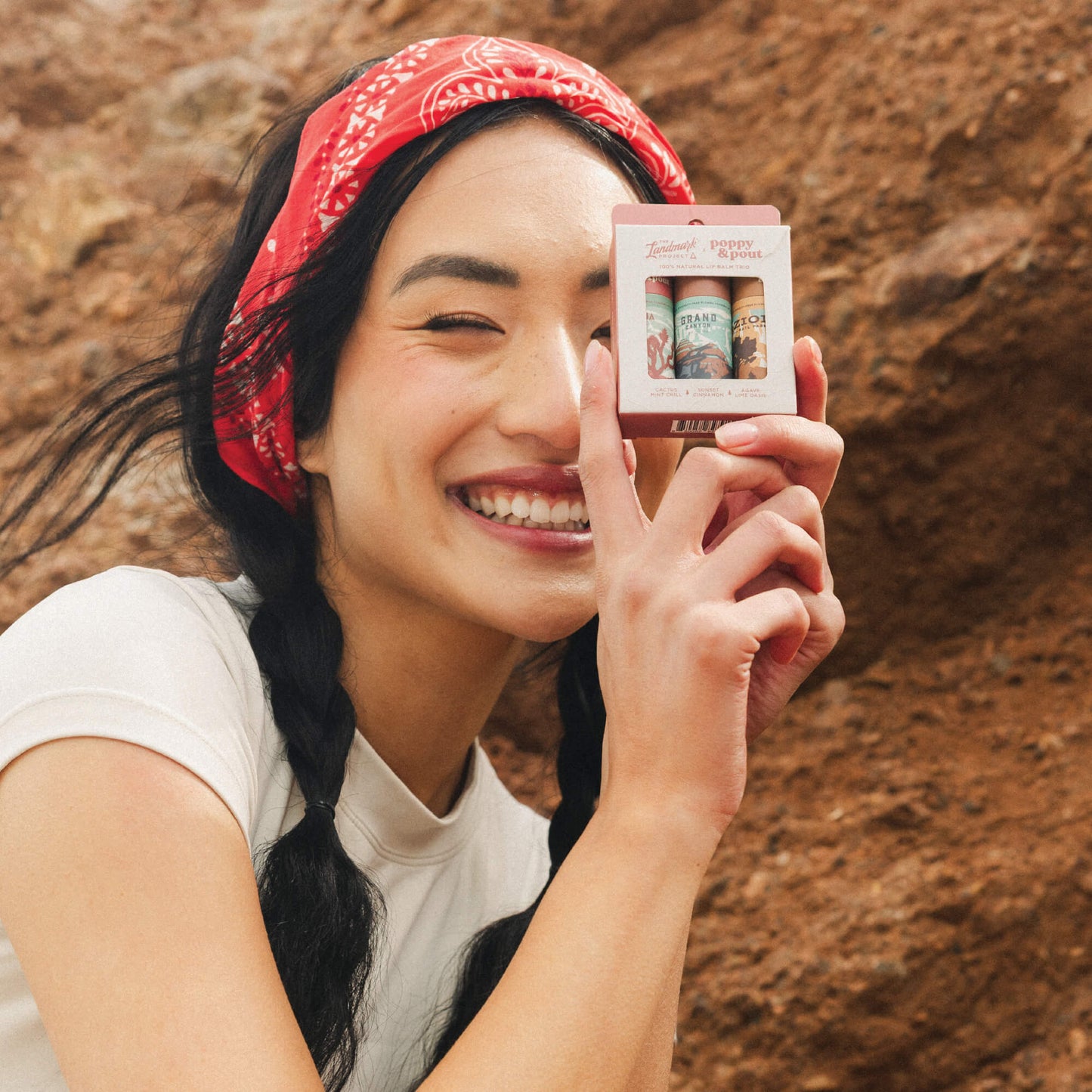 Gift Set, The Landmark Project, Lip Balm Trio, Desert
