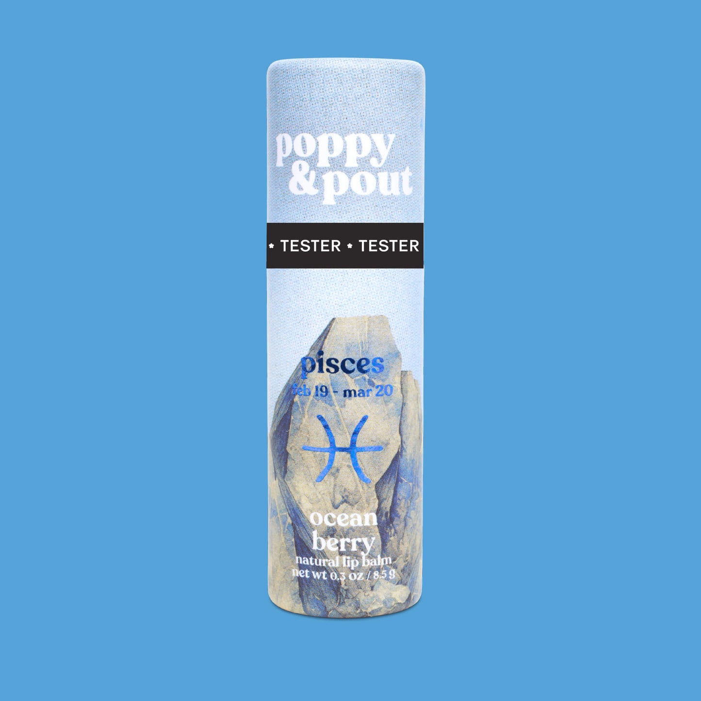 Tester, Lip Balm, Zodiac, Pisces Ocean Berry