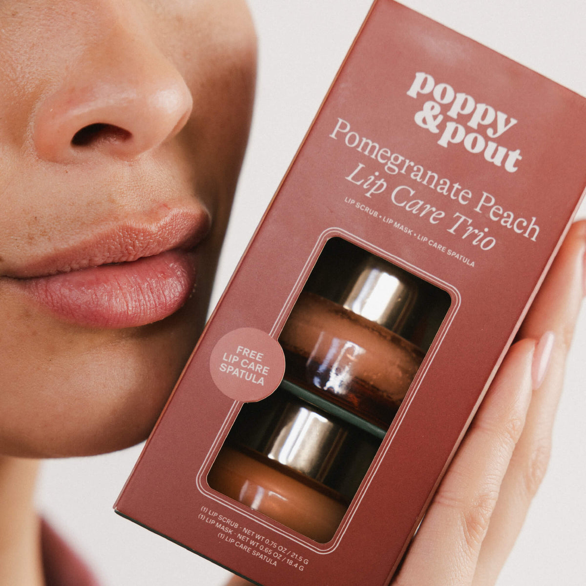 Lip Care Trio, Pomegranate Peach