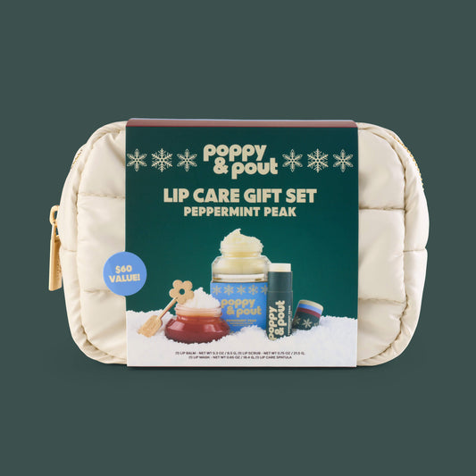 Puffer Bag Gift Set, Retro Ski, Peppermint Peak, Limited Edition